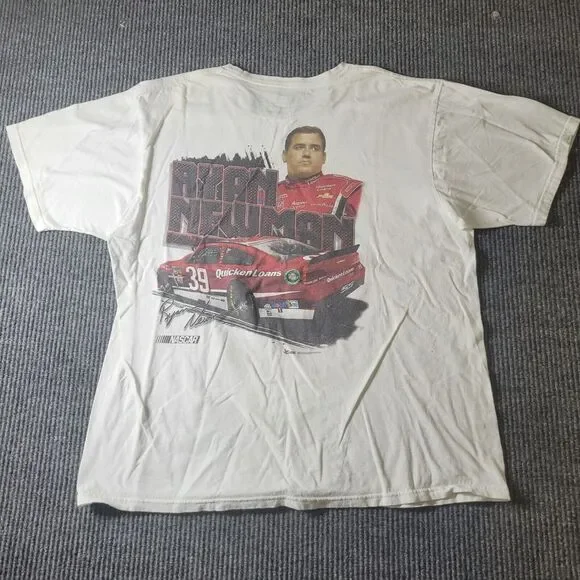 Ryan Newman  Chase‎ Authentics #39 Quicken Loans Sz XL Double Sided Graphic Tee - Picture 6 of 7